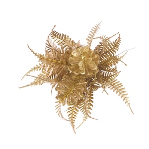 Metallic Pine Cone Pick 20cm