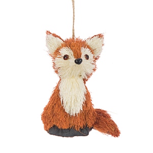 Floralsilk Bristle Fox Hanger 10cm