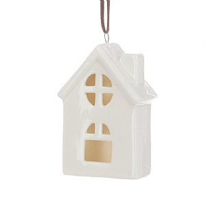 Floralsilk Ceramic House Hanger 9cm