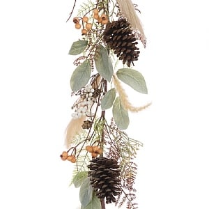 Berry & Pampas Garland 180cm
