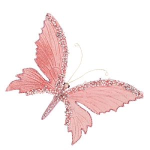 Beaded Butterfly Clip 19cm