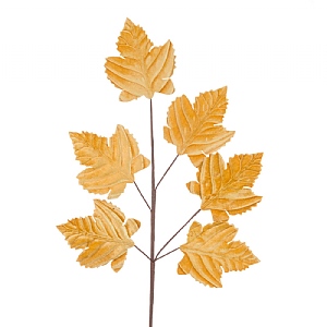 Velvet Maple Leaf Spray 70cm