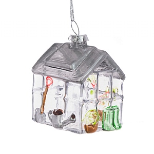 Floralsilk Glass Greenhouse 7cm
