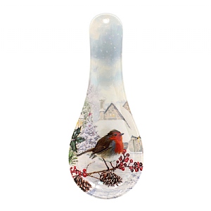 Christmas Robins Spoon Rest