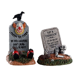 Lemax Crazy Headstones (Set of 2)