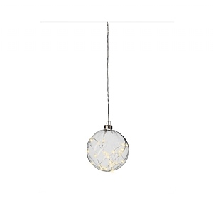 Lumineo Warm White Glass Led Ball 14cm