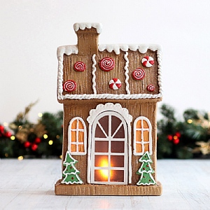 LED 36cm Magnesia Gingerbread House