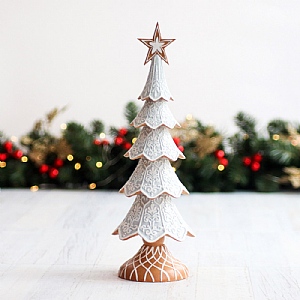 34cm Patterned Christmas Tree