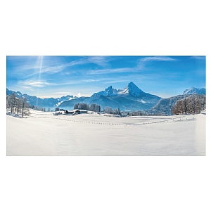 My Village Alps Background Cloth 150cm x 75cm