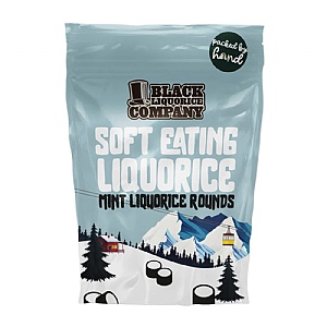 Black Liquorice Company Liquorice Mint Rounds Pouch (165g)