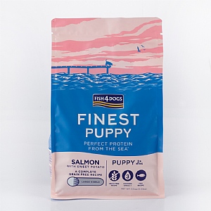 Fish4Dogs Finest Salmon with Sweet Potato Large Kibble Dry Dog Food - Puppy (1.5kg)
