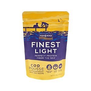 Fish4Dogs Finest Cod Mousse Pouch Wet Dog Food (100g)