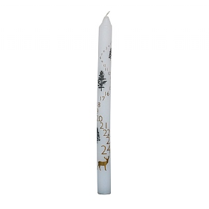 Ivyline Nordic Stag Advent Taper Candle