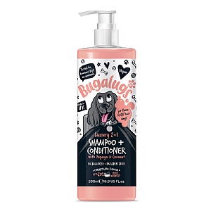 Bugalugs Papaya & Coconut No Rinse 2in1 Dog Shampoo 200ml