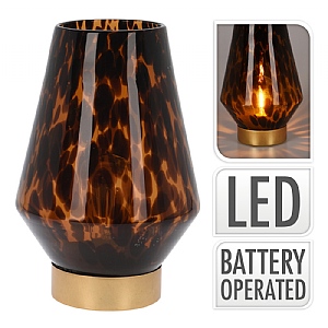 Speckle Battery Operated Table Lamp 24cm