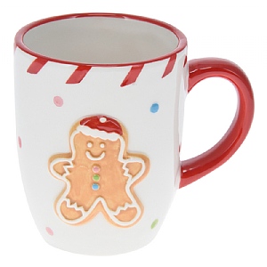 Gingerbread Embossed Mug