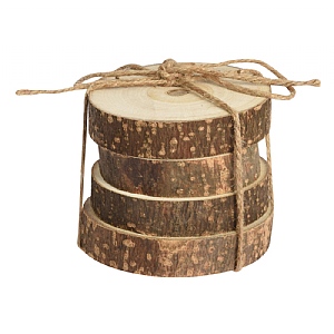 Bark Coasters (Set of 4)
