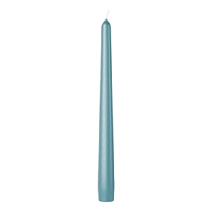 Bolsius 24cm Metallic Blue Tapered Candles (Pack of 4)