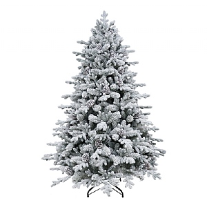 6ft Balmoral Flocked Spruce Artificial Christmas Tree