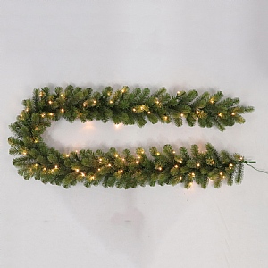 9ft Pre-Lit Colorado Spruce Garland