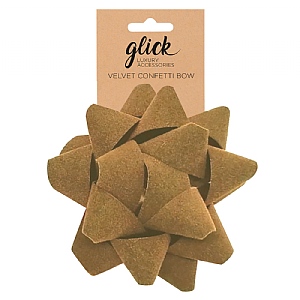 Cream Velvet Gift Bow