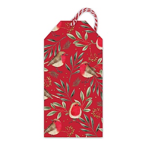 Red Luggage Gift Tags (Pack of 6)