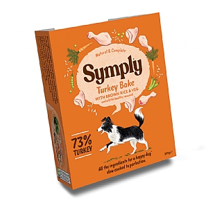 Symply Turkey Bake Wet Dog Food - Adult (396g)