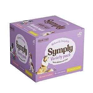Symply Grain Free Variety Pack Wet Dog Food - Adult (12 x 395g)