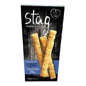 Stag All Butter Cheese Straws with Strathdon Blue 100g