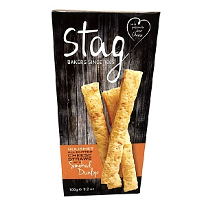 Stag All Butter Cheese Straws with Smoked Dunlop 100g