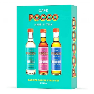 Café Pocco Coffee Syrup Triple Pack