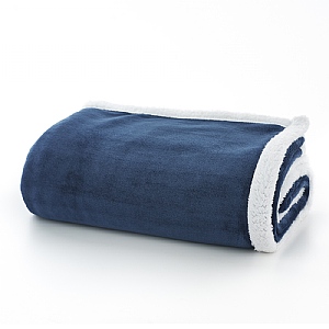 Deyongs Blackbrook Throw Navy - 125 x 150cm