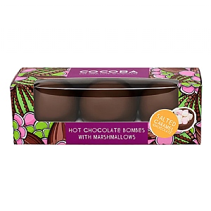 Cocoba Salted Caramel Hot Choc Bombes 3 Pack 150g