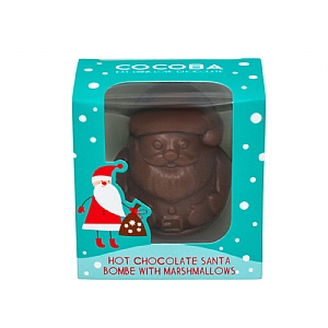 Cocoba Santa Hot Choc Bombe 50g