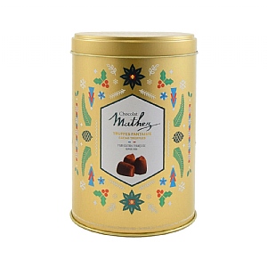 Mathez French Cocoa Dusted Truffles Gold Tin 500g