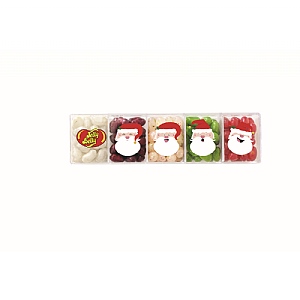 Jelly Belly Santa Five Flavour Acrylic Gift Box 113g