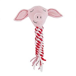 Rosewood Pig In Blanket Dog Toy