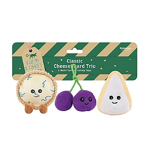 Rosewood Cheeseboard Trio Cat Toy