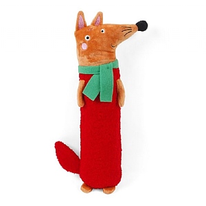 Zoon Red Fox Sausage Squeaker