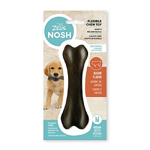 Zeus Nosh Flexible Chew Bone - Bacon Flavour (Medium)