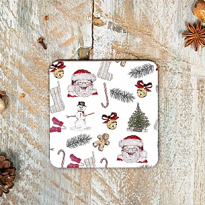 Toasted Crumpet All Thing Jolly Single Coaster