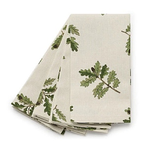 Sophie Allport Acorn & Oak Leaves Napkins (Set of 4)