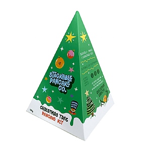 The Stackable Pancake Co. Christmas Tree Pancake Kit 142g