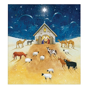 Woodmansterne Coming To The Manger Charity Christmas Cards