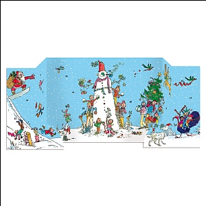Woodmansterne Snow Time 3D Advent Calendar