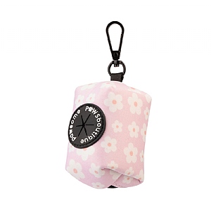 Pawsome Paws Boutique Pink Flower Poo Bag Holder