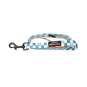 Pawsome Paws Boutique Teal Checkered Lead