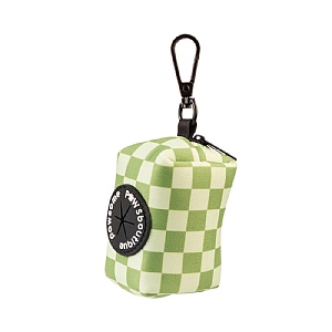 Pawsome Paws Boutique Checkered Green Poo Bag Holder