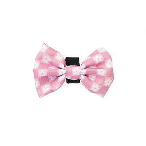 Pawsome Paws Boutique Checkered Flower Bow Tie