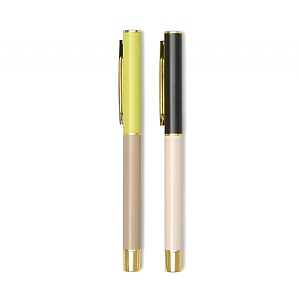 Designworks Ink Block Pens - White & Taupe (Set of 2)